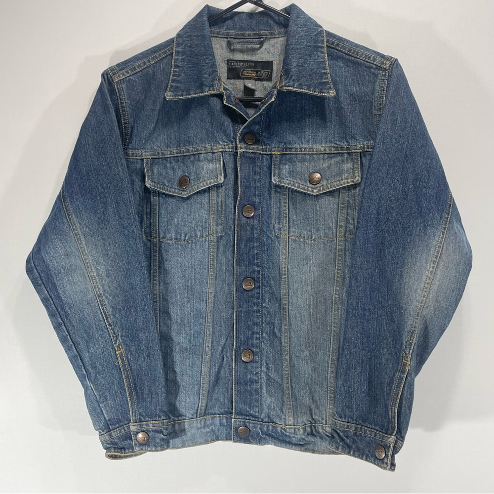 Urban Pipeline Denim Trucker Jacket Men’s Medium Blue Wash